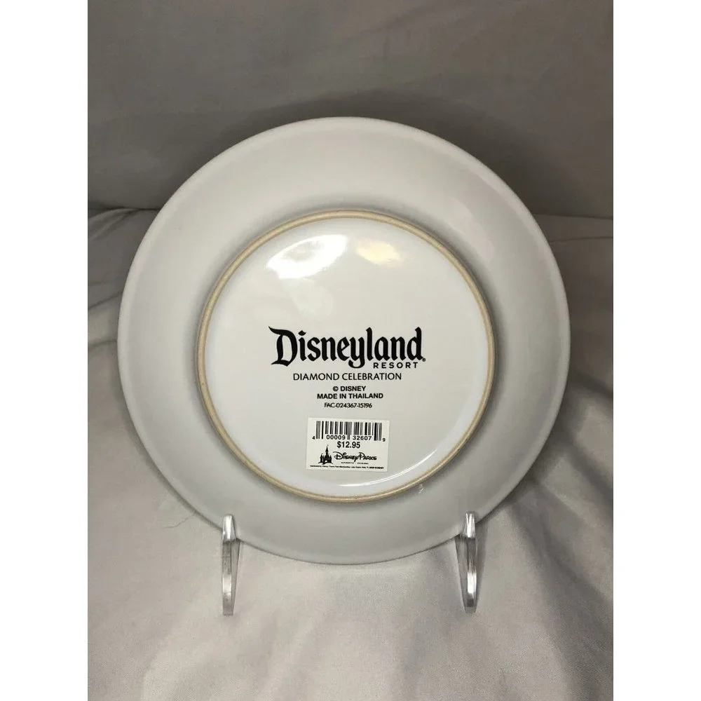 Disneyland Decades 1975-1984 Diamond Celebration 60th Mug & Plate Jiminy